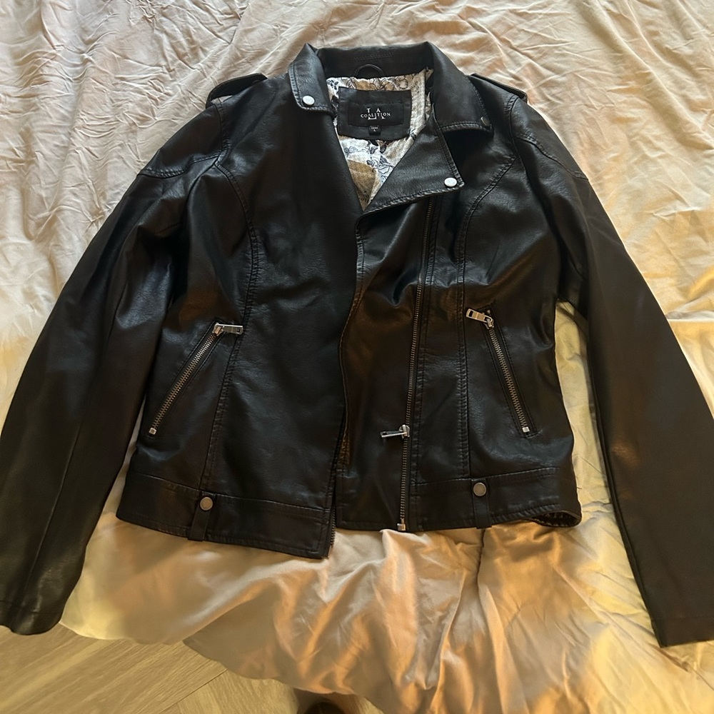 Black bomber jacket